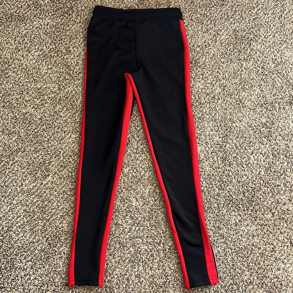 Red & Black Zipper Pants - Picture 4 of 4